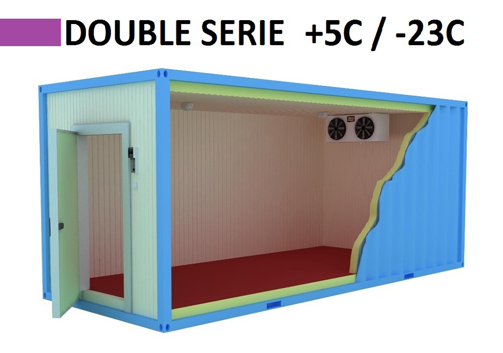 Chambre Froide De Type Conteneur THERMODESIGN RFR40-DOUBLE – 40ft, +5°C à -23°C, 5600 W - Image 2