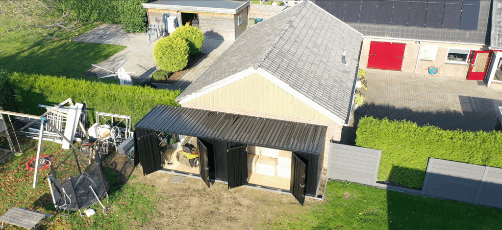 Grand conteneur démontable de stockage modèle standard 8 x 2 mètres – 15 m² - Image 4