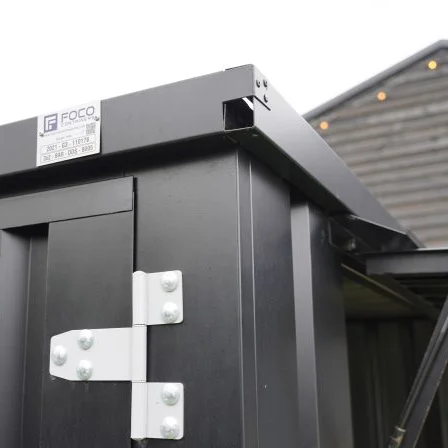 Food truck 3×2 m XL RAL 7016 – Conteneur de bar démontable de 5,5 m² avec auvent pliable - Image 3