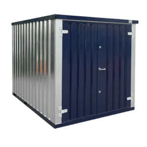 Conteneur de jardin 3 x 2 mètres (5.5 m²) – avec double porte grand côté en acier galvanisé - Image 4