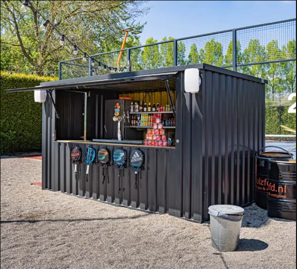 Bar extérieur démontable XL 4 x 2 mètres (13 pieds) – Conteneur isolé - Image 2