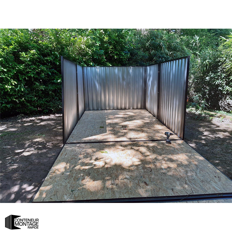 Grand conteneur de stockage démontable modèle standard 6 x 3 mètres (18 m²) - Image 2