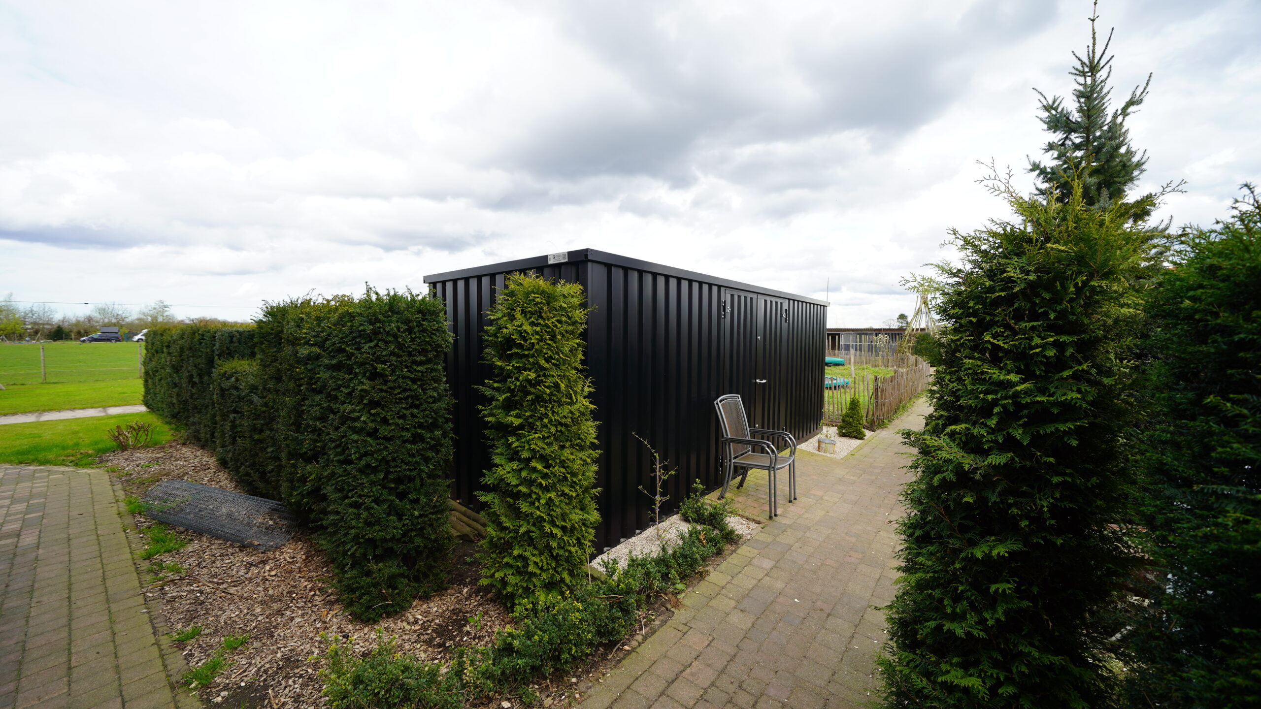 Conteneur de stockage métal 6 x 2 mètres (12 m²) – avec double porte grand côté et couleurs RAL disponibles - Image 2