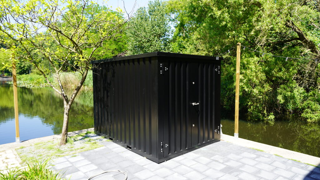 Conteneur de stockage métal 3 x 2 mètres – avec double porte petit côté – garage démontable - Image 2