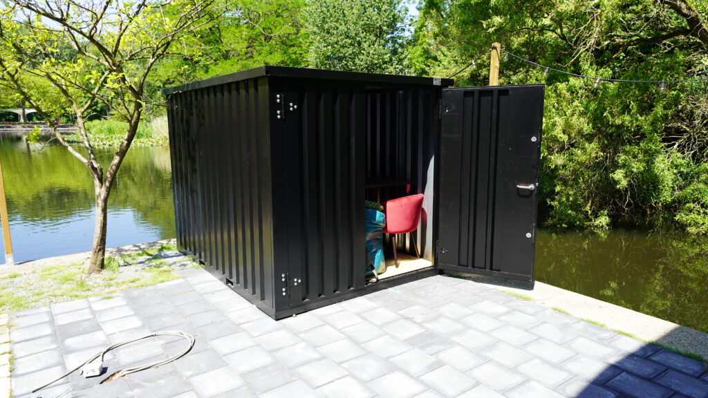 Conteneur de stockage métal 3 x 2 mètres – avec double porte petit côté – garage démontable - Image 3