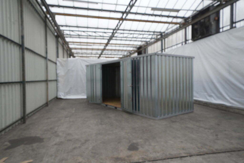 Box stockage démontable 6 x 2 mètres (12 m²) – avec double porte grand côté - Image 2