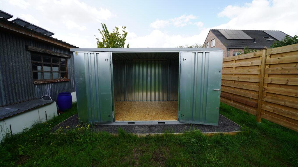 Conteneur de stockage démontable 4 x 2 mètres (7.5 m²) – avec double porte grand côté - Image 2