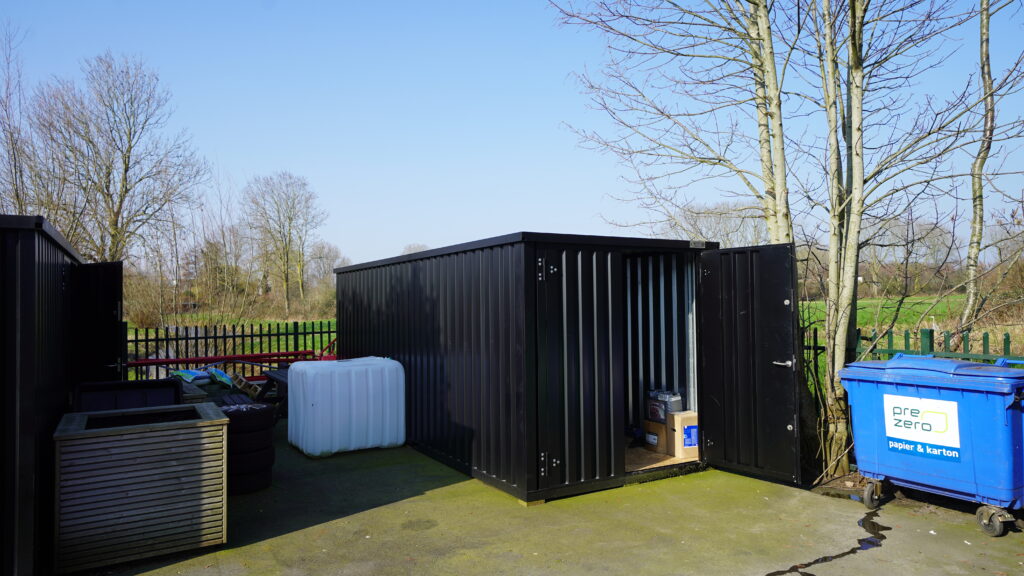 Conteneur démontable noir 5 x 2 mètres (10 m²) – avec double porte sur le côté 2 mètres (petit côté) - Image 2