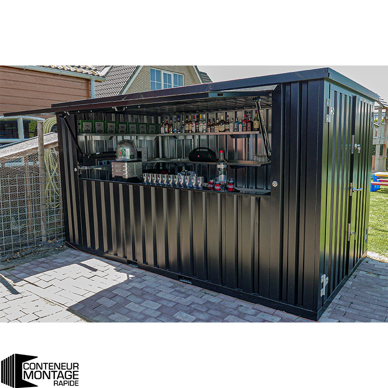 Food container de 10 pieds et 13 pieds – Conteneur en kit en acier galvanisé – Dimension standard 3×2 m et 4×2 m - Image 1