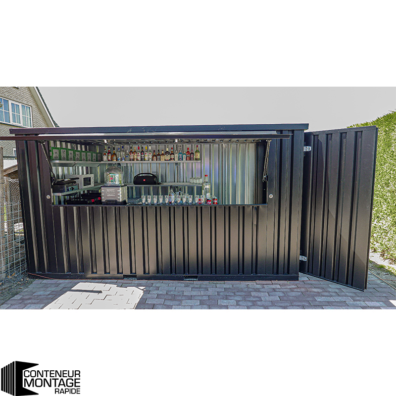 Food container de 10 pieds et 13 pieds – Conteneur en kit en acier galvanisé – Dimension standard 3×2 m et 4×2 m - Image 4