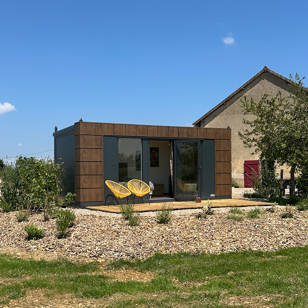 Conteneur isolé Helsinki 6×3 m – Bureau de jardin ou bungalow de chantier avec isolation EPS 100 mm - Image 3