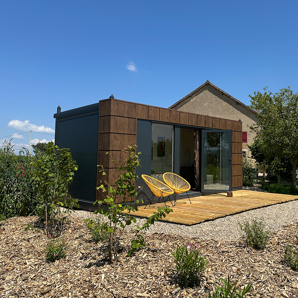 Conteneur isolé Helsinki 6×3 m – Bureau de jardin ou bungalow de chantier avec isolation EPS 100 mm - Image 2