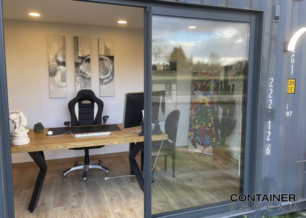 Container bureau aménagé – Kiosque Ambulant – Dimensions de 8 à 40 pieds – Fabrication française sur-mesure - Image 3