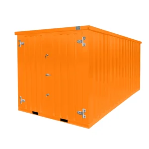 Conteneur de construction démontable 6 x 2 mètres (12 m²) – avec double porte petit côté - Image 1