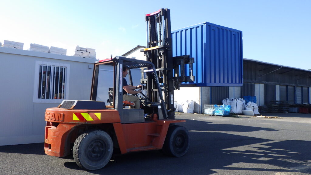 Module conteneur Z182 avec 2 portes acier – dimensions intérieures 1m80 x 1m85 x 1m76 – volume 6 m³ - Image 2