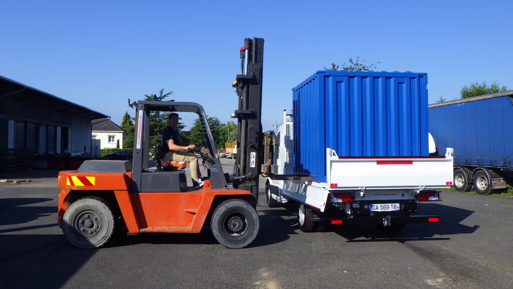 Module conteneur Z182 avec 2 portes acier – dimensions intérieures 1m80 x 1m85 x 1m76 – volume 6 m³ - Image 3