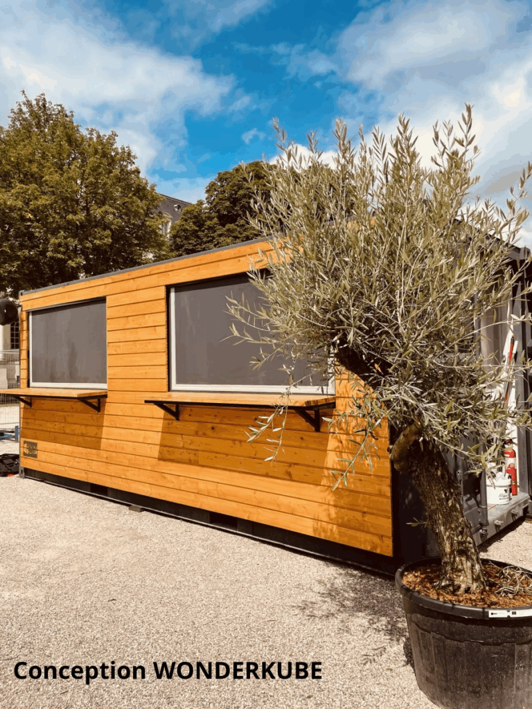 Conteneur Restaurant Snack Burger – Kiosque Ambulant – Container 20&prime; dry équipé CHR clé en main - Image 2