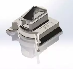 Cadre longitudinal en U twistlock 45° BF-11 – TMU 500 kg – Blocage gauche ou droite - Image 1