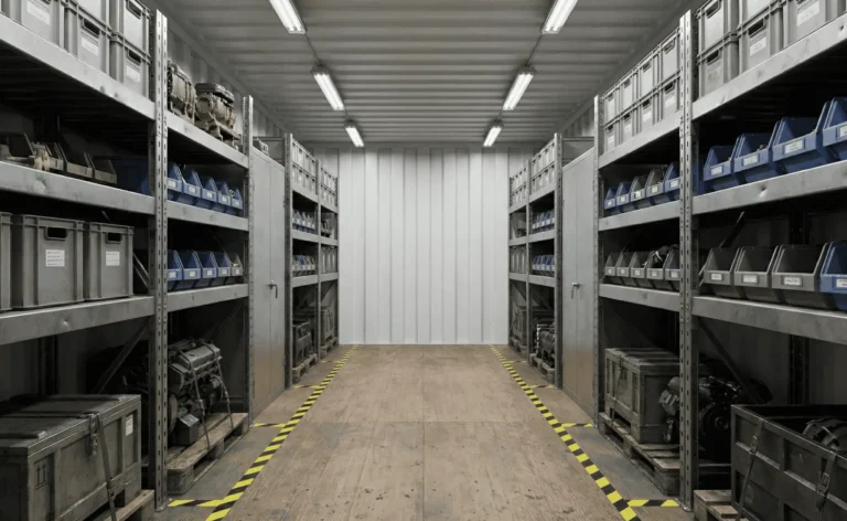 Container de stockage industriel pour matériel, outillage ou pièces techniques – sur mesure - Image 1