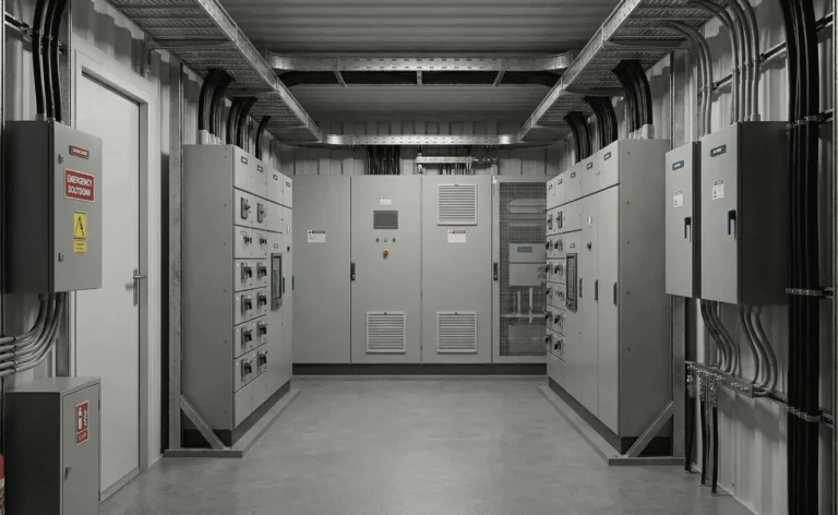 Container énergie électrique industriel destiné dédié à l&rsquo;intégration et à la sécurisation d&rsquo;équipements électriques et énergétiques – sur mesure - Image 1