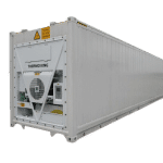Container maritime 40 pieds frigorifique Reefer High Cube – 26,5 m² – 67,6 m³ – Température -25°C à 25°C – Neuf ou occasion 1