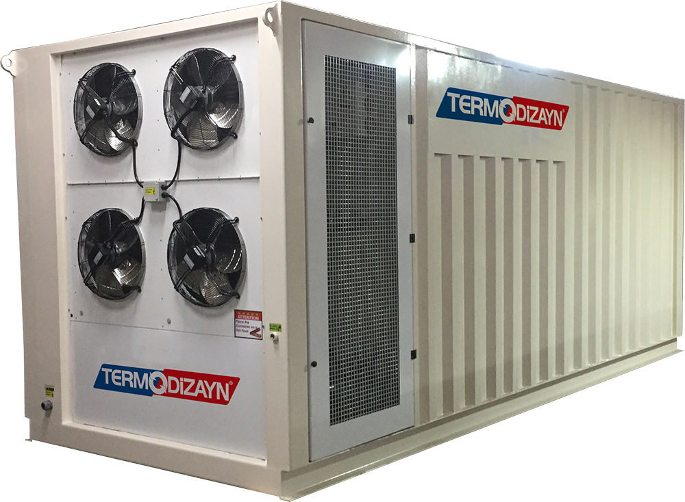 Tunnel de Congélation Conteneurisé Mobile THERMODESIGN MBF 20 – Plage +20/-40°C – Capacité 3510 kg/24h – 20ft - Image 2