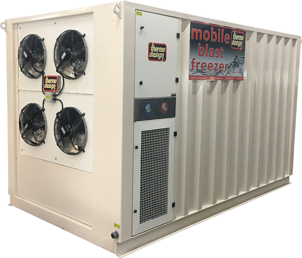 Tunnel de Congélation Conteneurisé Mobile THERMODESIGN MBF 5 – Température -40°C – Capacité 1040 kg/24h - Image 2