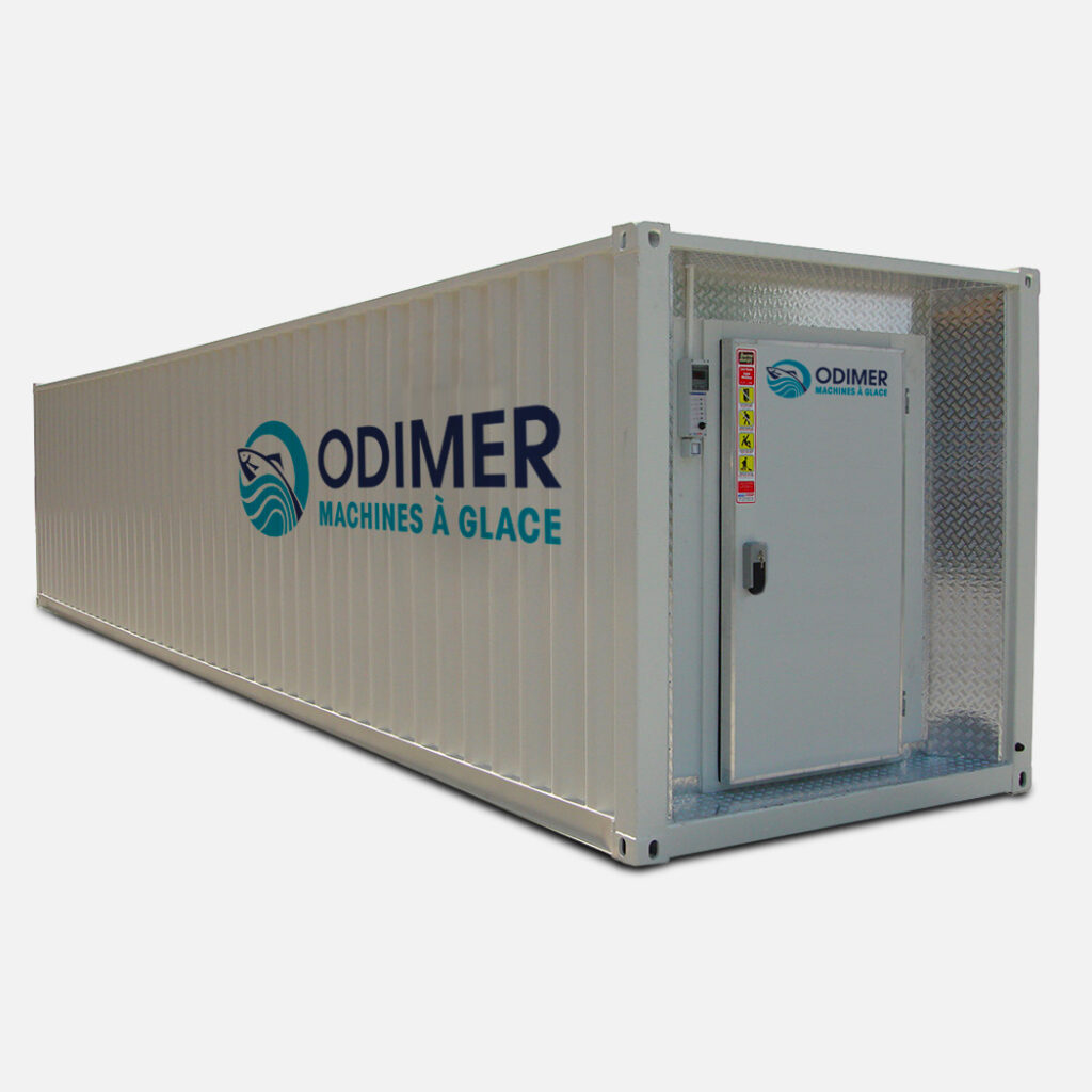 Chambre froide conteneur 40 pieds ODIMER – Froid positif RFR40-COLD – Température 0°C/+4°C – 7700W – 5400 kg - Image 2