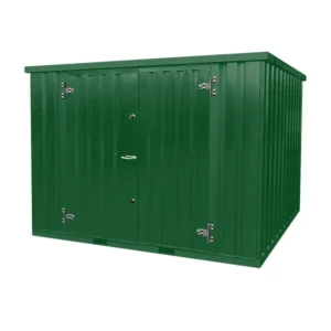 Container 20 pieds – 6 x 2 mètres (12 m²) avec double porte sur le côté 2 mètres - Image 3