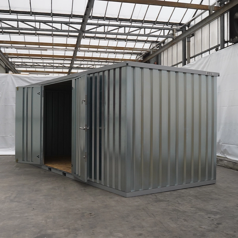 Container 20 pieds galvanisé 6 x 2 mètres (12 m²) – avec double porte sur le grand côté - Image 3