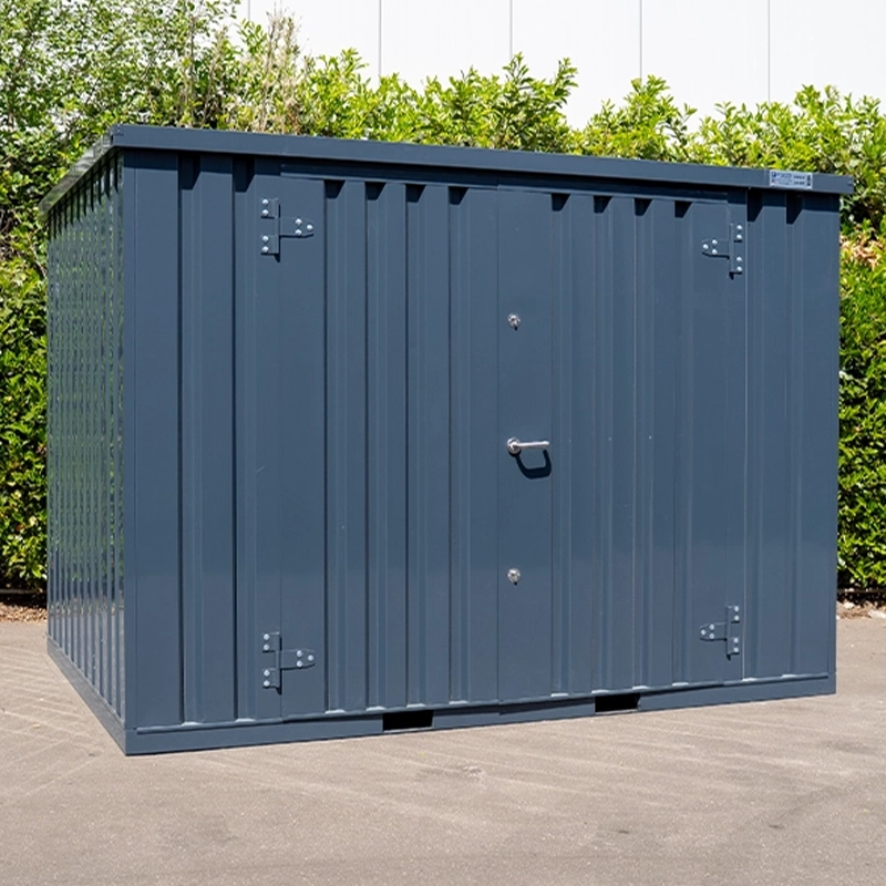 Conteneur démontable anthracite 3 x 2 mètres (5.5 m²) – avec double porte sur le grand côté - Image 2
