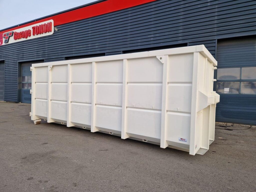 Caisson 38 m³ – Véhicule utilitaire – Dimensions 7.00 x 2.30 x 2.40 m – Bâche 650 gr/m² - Image 1