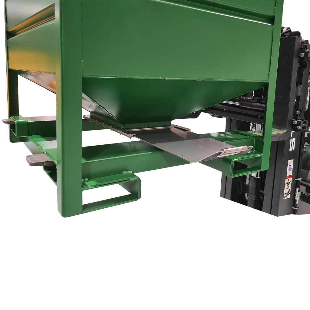 Self-bailing container CAV – Storage solutions for bulk products, volumes from 250 to 2500 liters, stackable - Image 4