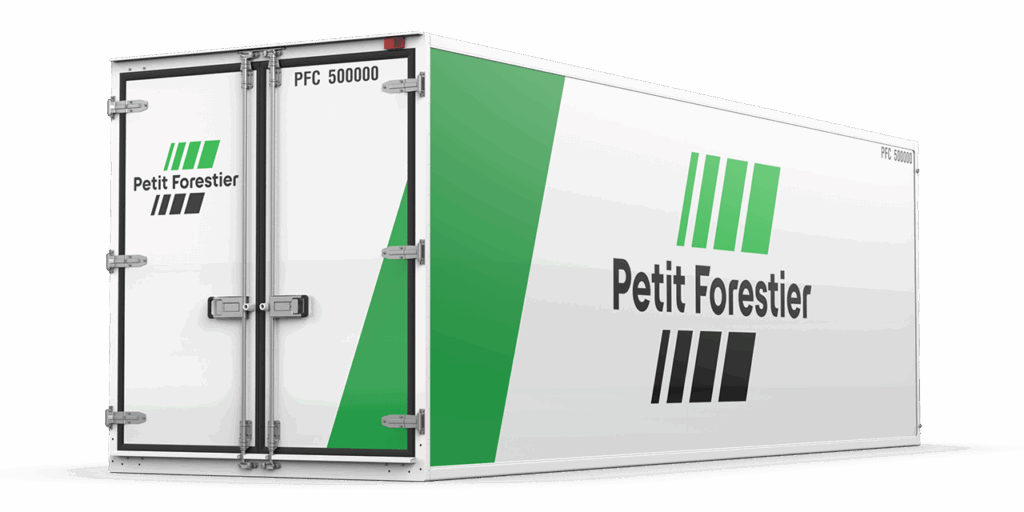 CF50 – Container frigorifique de 18 à 21 palettes – Dimensions 2 900 x 2 600 x 9 300 mm - Image 1