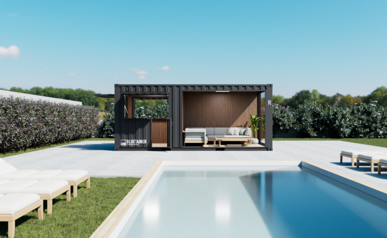 Conteneur aménagé confortable, cosy et multifonctionnel pour espace extérieur – Cargo Poolhouse? 20 - Image 1