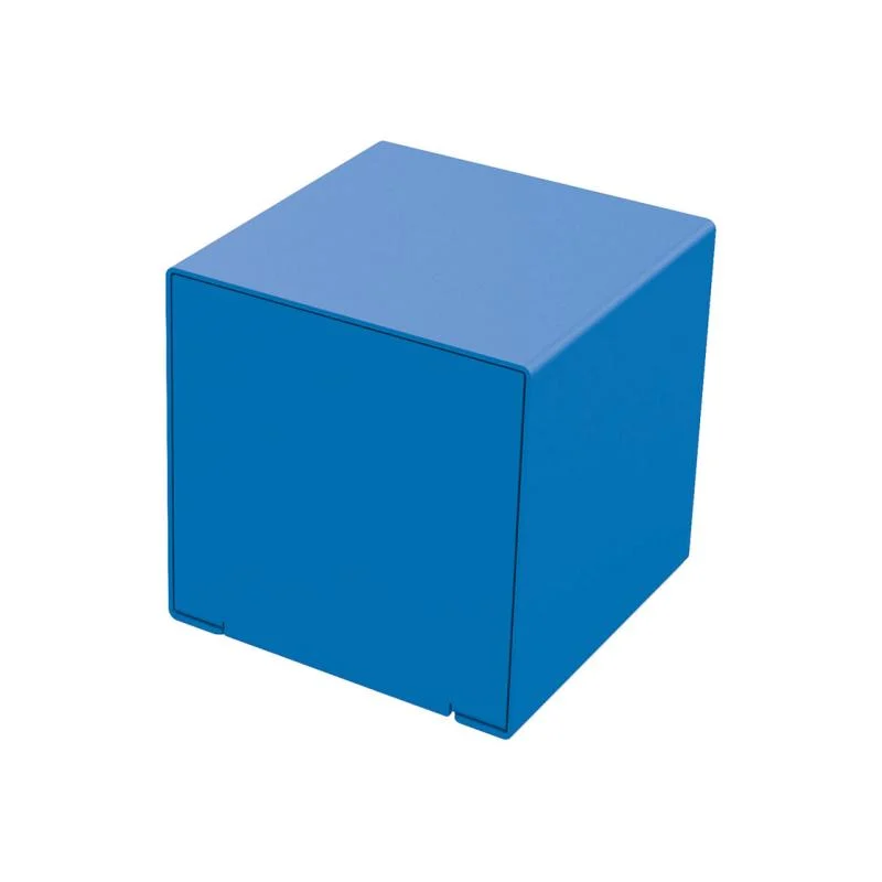 Cube KUB acier – Bleu RAL 5010 - Image 1