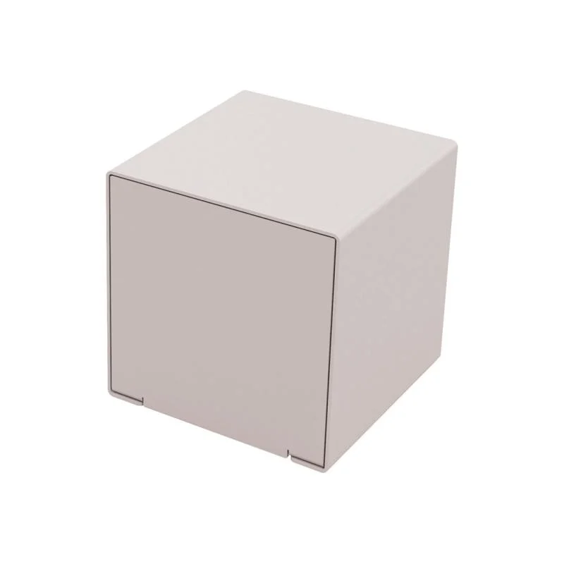 Cube KUB acier – Gris RAL 7044 - Image 1