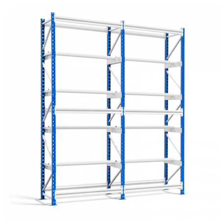 Rack de stockage porte-bobines – Rayonnage pour bobines de câbles et fils – Hauteur 2000/2400 mm – Charge jusqu&rsquo;à 300 kg - Image 2
