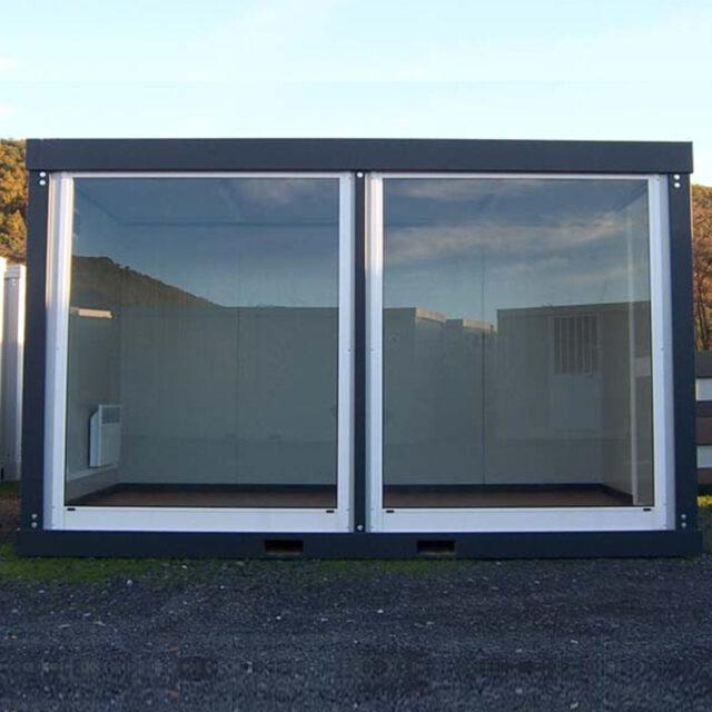 Bungalow Neuf Bulle de Vente V1 Série Renforcée 4 mètres – façade vitrée, surface utile 8,8 m² - Image 1