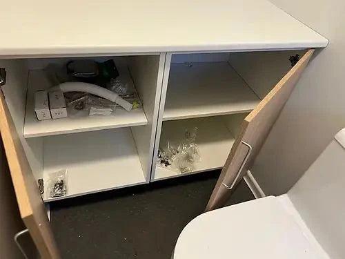 Container aménagé en bureau – salle de bain et espace de rangement – 6000 mm x 2430 mm x 2791 mm – cadre blanc - Image 2