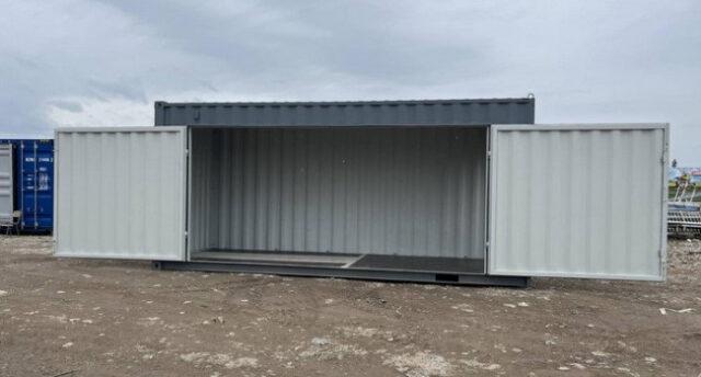 Container maritime 20 pieds – High Cube (HC) – 3 portes – robuste et durable – adapté pour le  stockage de marchandises volumineuses - Image 2
