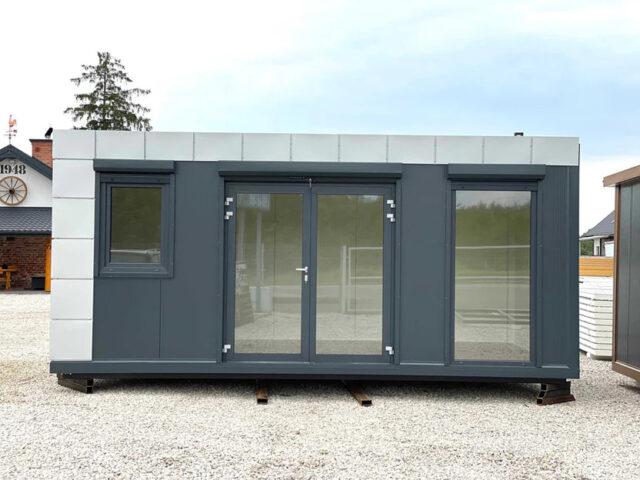 Conteneur de bureau premium de 6 m – élégant et fonctionnel avec design moderne et grandes fenêtres - Image 1