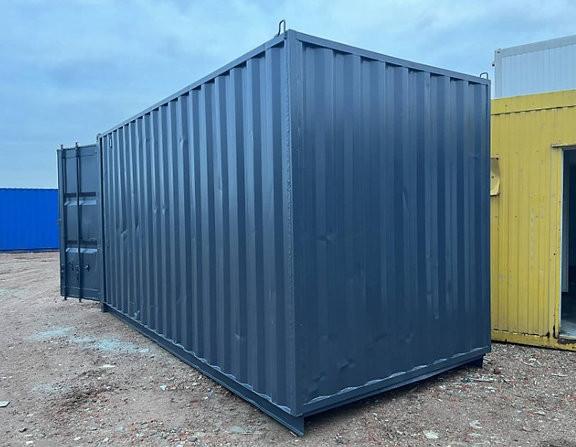 Conteneur maritime 20 HC avec vitrine – Dimensions 2,44m x 6,06m x 2,90m – Bon état, occasion – idéal pour les applications commerciales ou récréatives. - Image 2