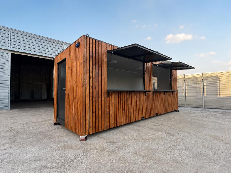 Conteneur snack – vente – café | Modèle EICHE IMBISS | Excellente isolation et qualité industrielle durable - Image 1