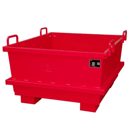 Conteneur universel UC – Bac acier empilable de 500 à 1000 litres pour chariot retourneur - Image 2
