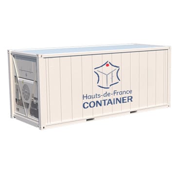 Container 20 pieds frigorifique – neuf ou occasion – 12 m², 27 m³, 10 palettes - Image 1