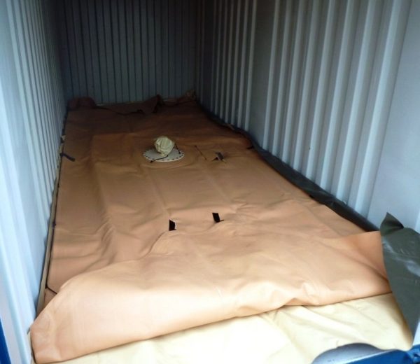 Citerne container LCI – citerne souple pour conteneur ISO 20&prime; ou 40&prime;, PVC, sur mesure - Image 2