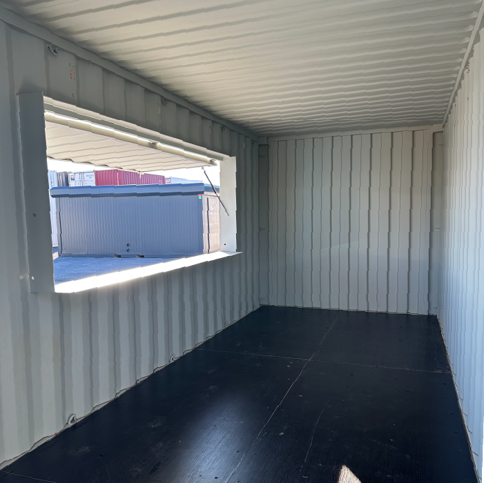 Snack Box 20 pieds (version Dynamique) – Container restaurant aménageable, 14 m², 33 m³, neuf ou 1er voyage - Image 4