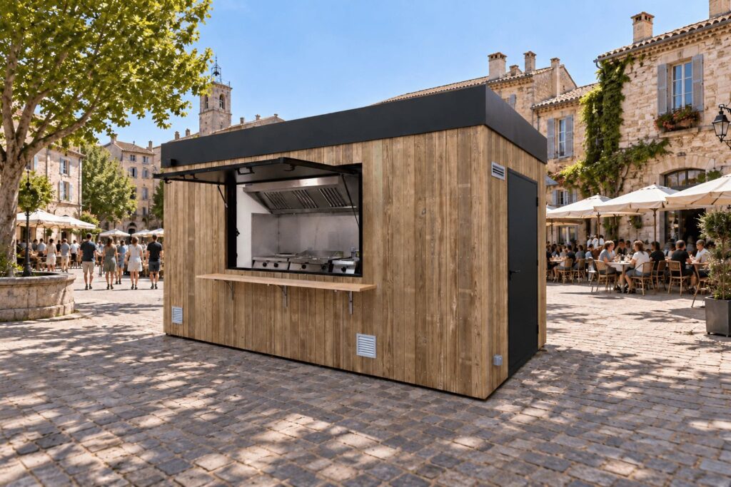 Container aménagé food truck et kiosque de restauration - Image 1