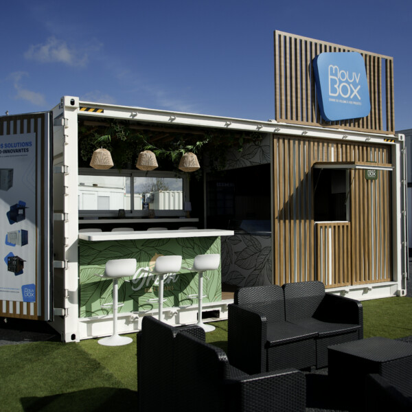 Salade Box 20 pieds – Container restaurant aménageable High Cube, snack box, neuf ou 1er voyage, 37 m³, 14 m² - Image 2